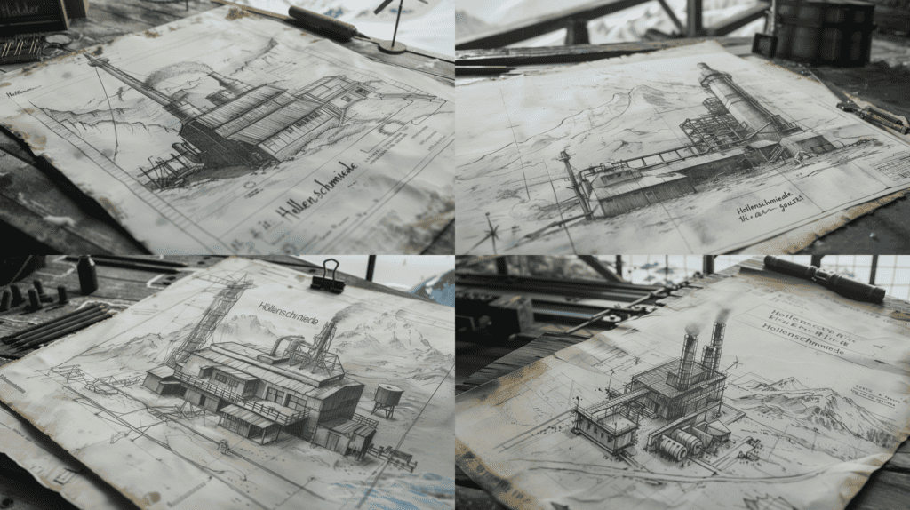 Die Pläne liegen auf dem Tisch – Die Höllenschmiede kurz vor dem Bau